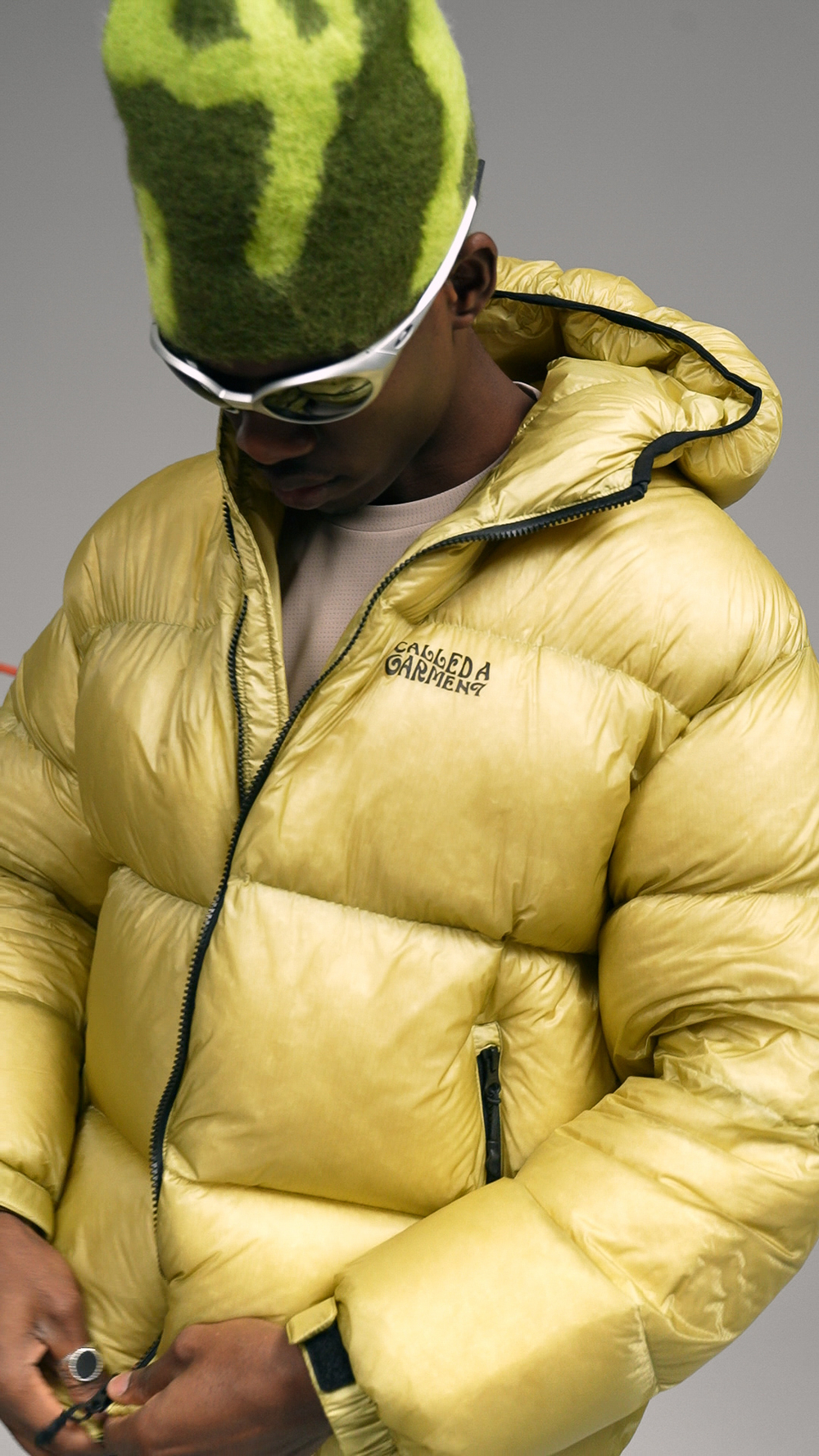 Куртка Called a Garment Puffer Fish Down Jacket "Citron"