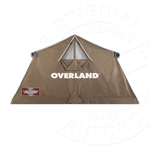 Палатка на крышу автомобиля AUTOHOME OVERLAND LARGE, тент песочный, лестница 220 мм