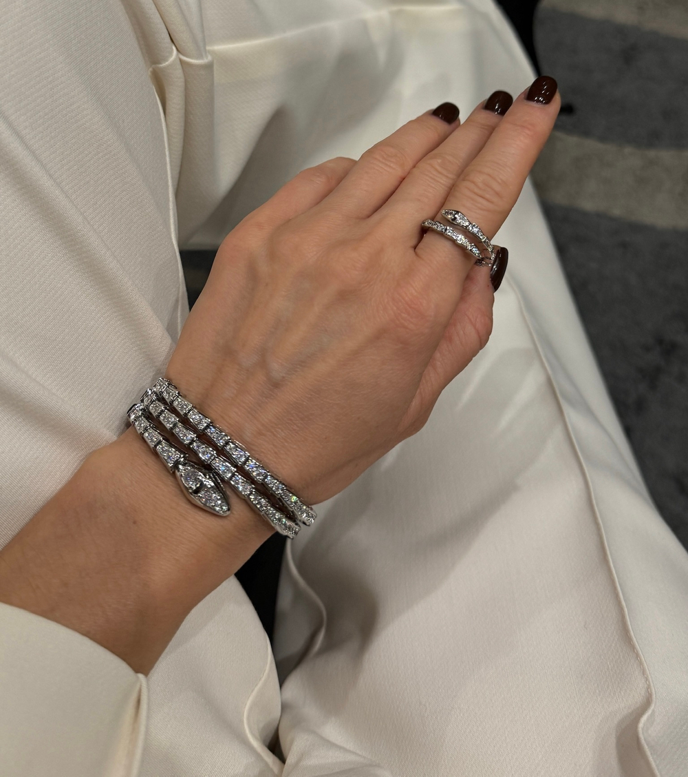 Кольцо ЗМЕЯ silver slim