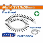 Саморезы в ленте WADFOW WXS2514C 1000 шт. 3,5х38 мм