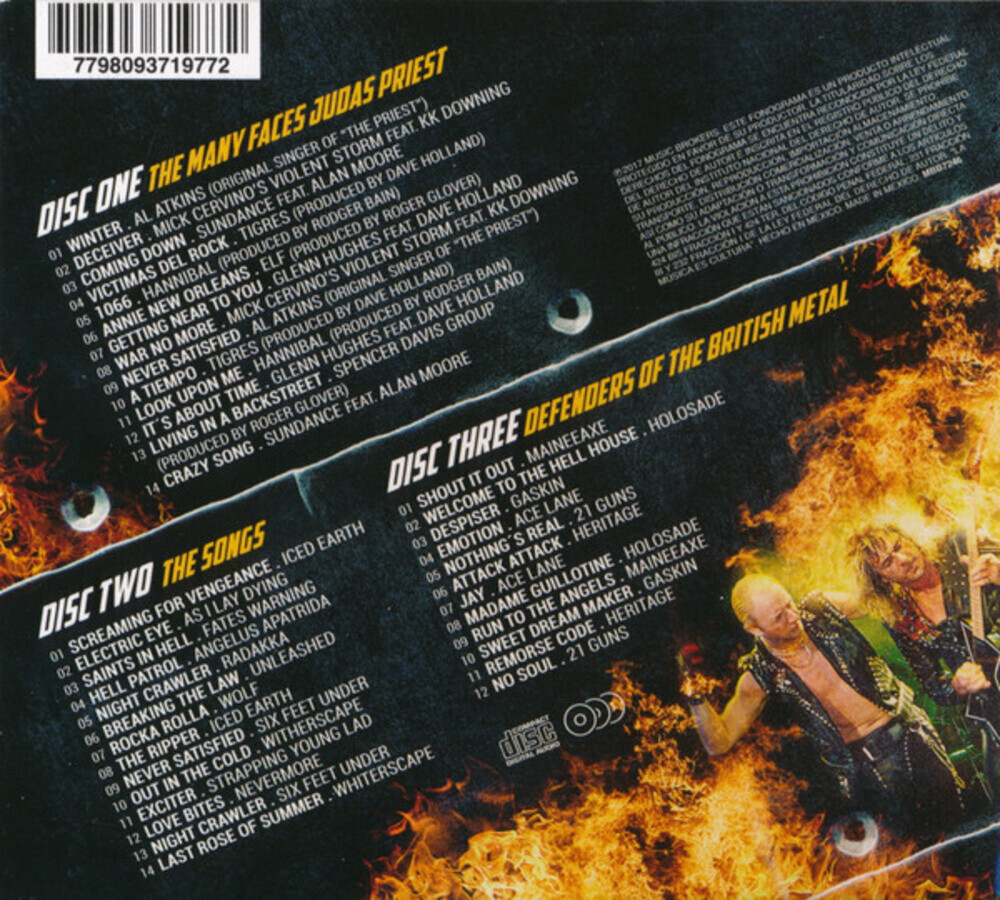 Сборник / The Many Faces Of Judas Priest — A Journey Through The Inner World Of Judas Priest (3CD)