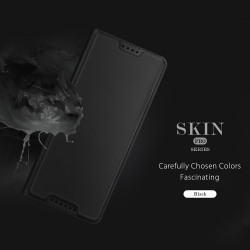 Чехол книжка из PU кожи черного цвета от Dux Ducis для смартфона Sony Xperia 10 VI (10-6), серия Skin Pro Series Case