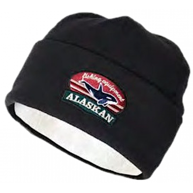 Шапка флисовая Alaskan Black Salmon AWCB -