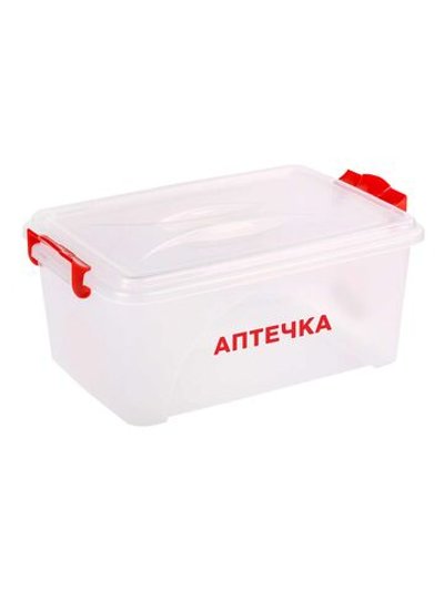 Контейнер "Аптечка" 7,5 л прямоугольный с ручками (7372)
