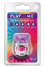 Фиолетовое эрекционное виброкольцо One Night Stand Vibrating C-Ring (Цвет: фиолетовый)