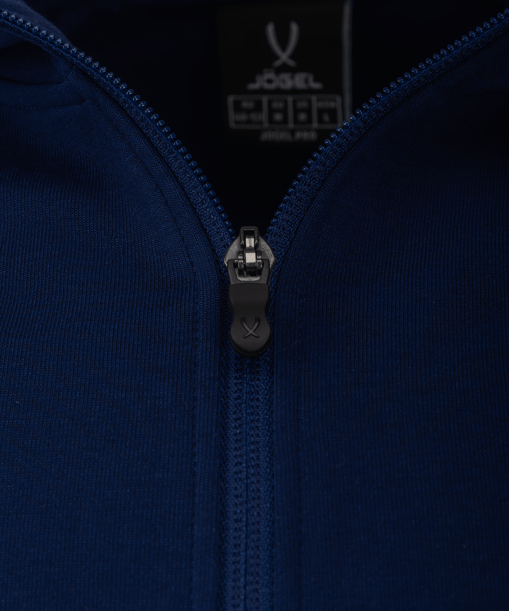 Худи на молнии ESSENTIAL Athlete Hooded FZ Jacket, темно-синий