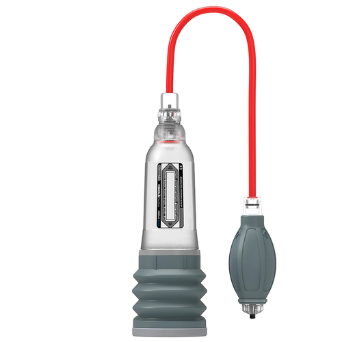 Набор прозрачная гидропомпа 24,5см для пениса + аксессуары Bathmate HydroXtreme5 Crystal Pump Without Accessories Kit