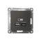 Розетка с USB A+C Systeme Electric AtlasDesign Базальт ATN001429