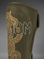 Щитки Venum Serpenti Kaki/Bronze/Ivory