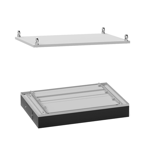 Комплект (крыша, основание, цоколь) для корпусов ВРУ-1 600x500 (ШхГ) IP55