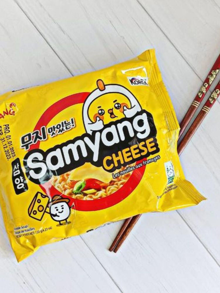 Лапша со вкусом сыра Samyang Cheese 120 г 5 шт