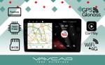 Магнитола для Mitsubishi L200 2015+ (рамка-накладка) - Vaycar VA47-7198 на Android 13, Быстрая, 4G SIM-слот