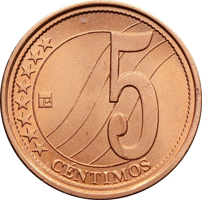 5 сентимо 2007 Венесуэла
