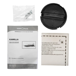 Встраиваемая вытяжка Krona KAMILLA 600 GLASS BLACK