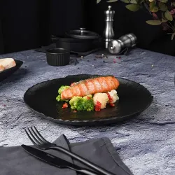Тарелка d 26 см Uneven Side Black Raw Stellar P.L. Proff Cuisine [3]
