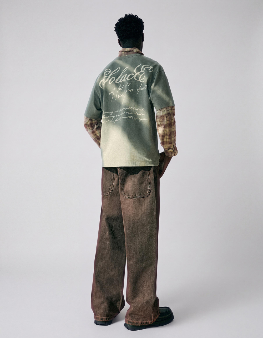 Мужские джинсы baggy fit в стиле скейтер - BERSHKA