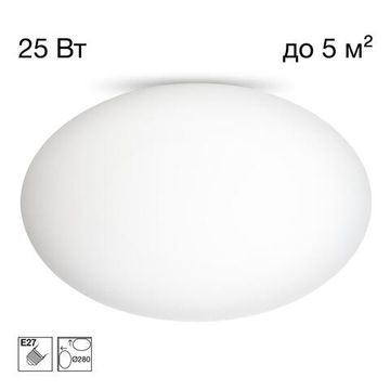 Потолочный светильник Ø280 1*Е27 CL941E28 белый Ron Citilux