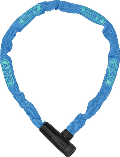 Замок 05-0072490 вело цепь на ключе 5805K/75см BU STEEL-O-CHAIN 5мм, класс защиты 5/15 голубой ABUS