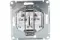 Розетка RJ45 Systeme Electric ATLASDESIGN двойная алюминий 38188