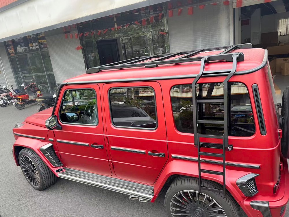 Подвижная платформа на крышу с лестницей для Mercedes-Benz G-Class W465 W464 W463 G63 G500 G550 Гелик Багажник на крышу