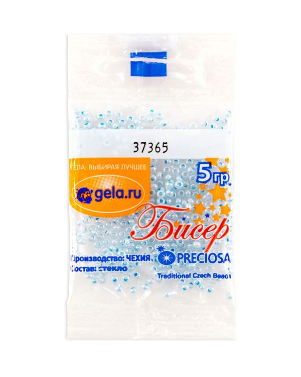 Бисер Preciosa 10/0, 50 г (10 шт по 5 г), цв.37365