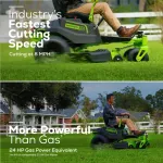 Райдер садовый GC82ZT107 аккумуляторный с нулевым радиусом разворота Greenworks Арт. 7404107, 82V, без АКБ и ЗУ