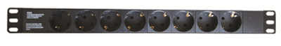 Блок распределения питания (PDU) 19" 16A, Вых:8 Schuko, Вх:Schuko