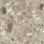 Керамогранит Alma Ceramica GFU04STE40R Steel rock 60x60 бежевый сахарный под терраццо