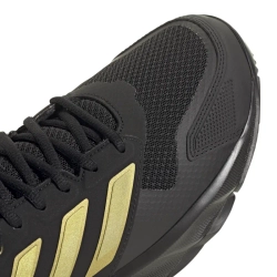 Теннисные кроссовки Adidas CourtJam Control 3 - core black/gold metallic/core black
