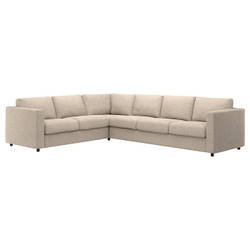 IKEA VIMLE  (ИКЕА ВИМЛЕ)  -  Чехол на угловой диван 5-местный - Хилларед бежевый