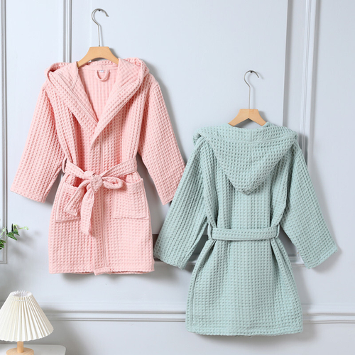 Халат детский "Soft Color", бирюзовый