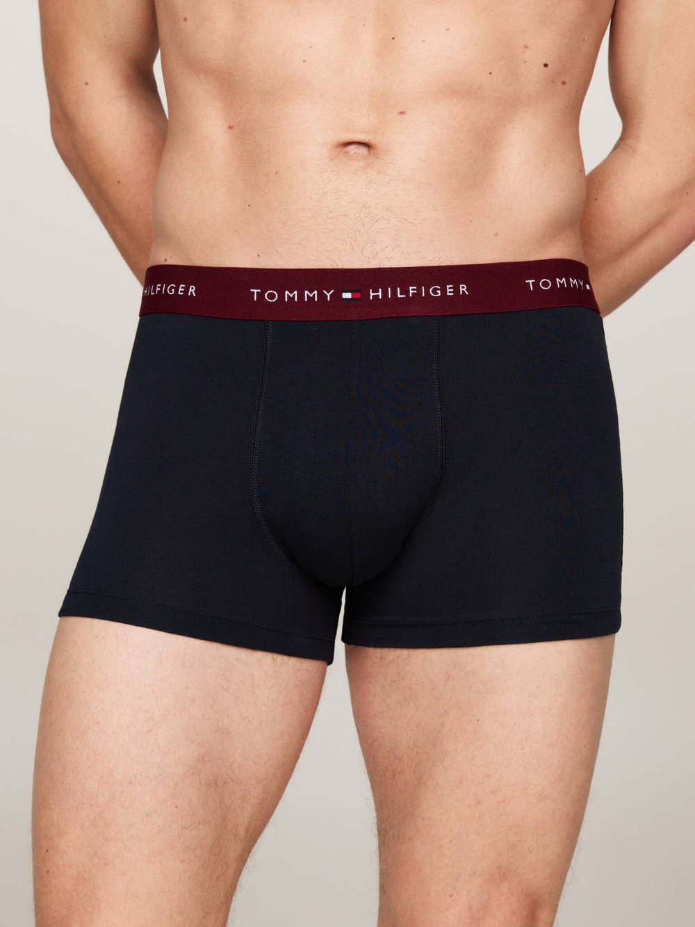 Трусики-боксеры 3шт. Tommy Hilfiger - черный(UM0UM02763)
