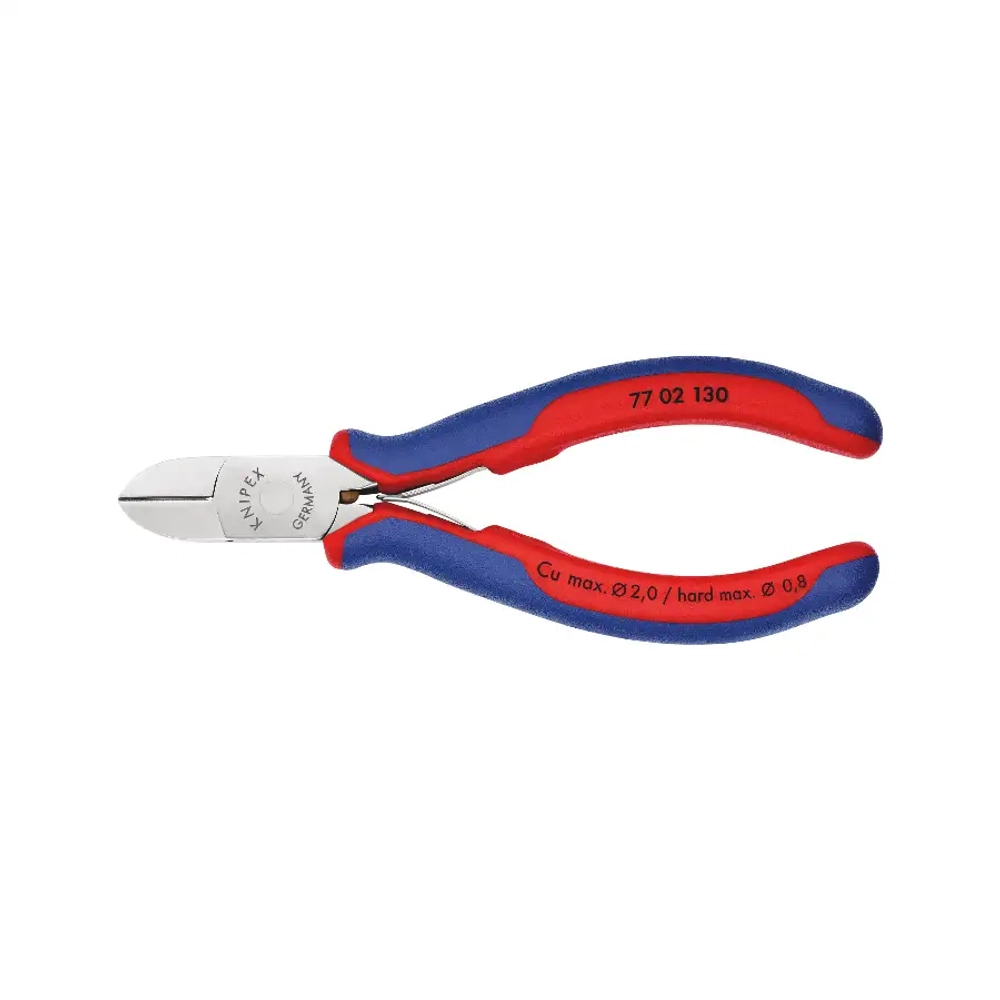 Кусачки боковые для электроники 130 мм Knipex 77 02 130