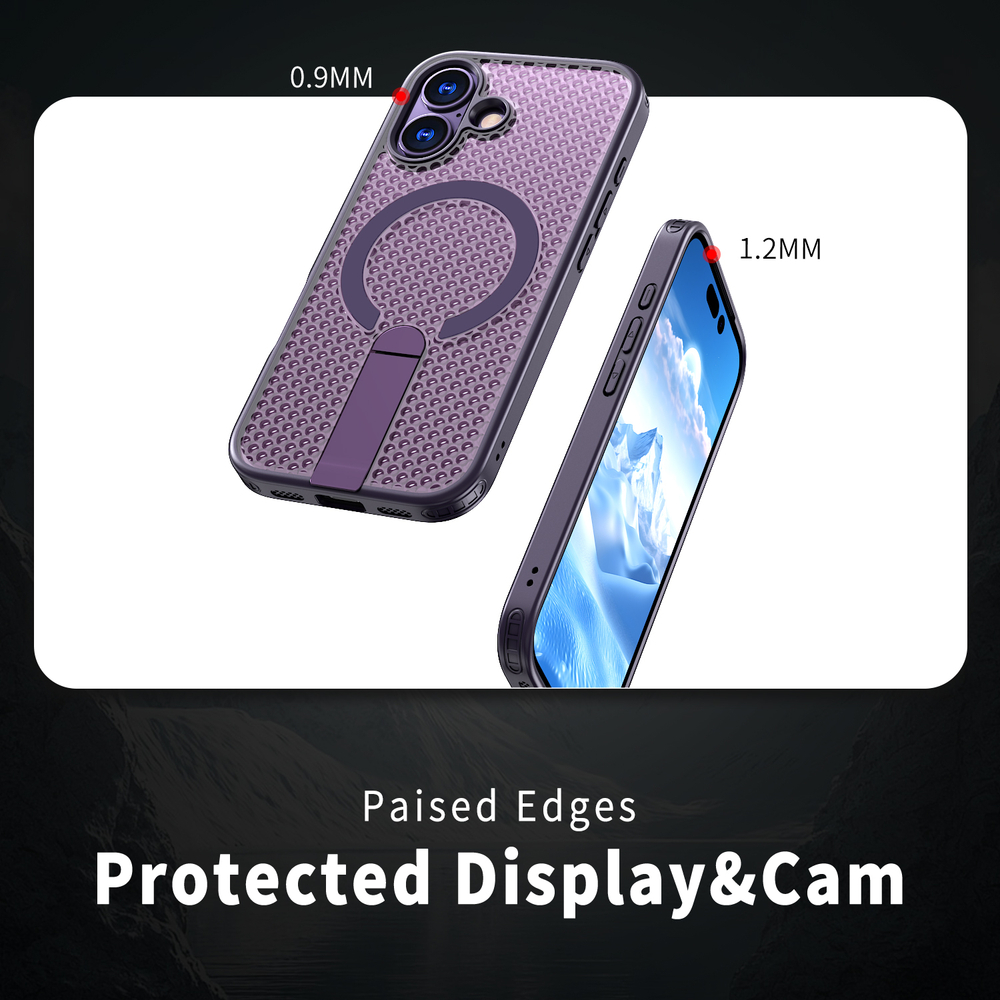 Прозрачный чехол Mesh Pro Magnetic Case для iPhone 17