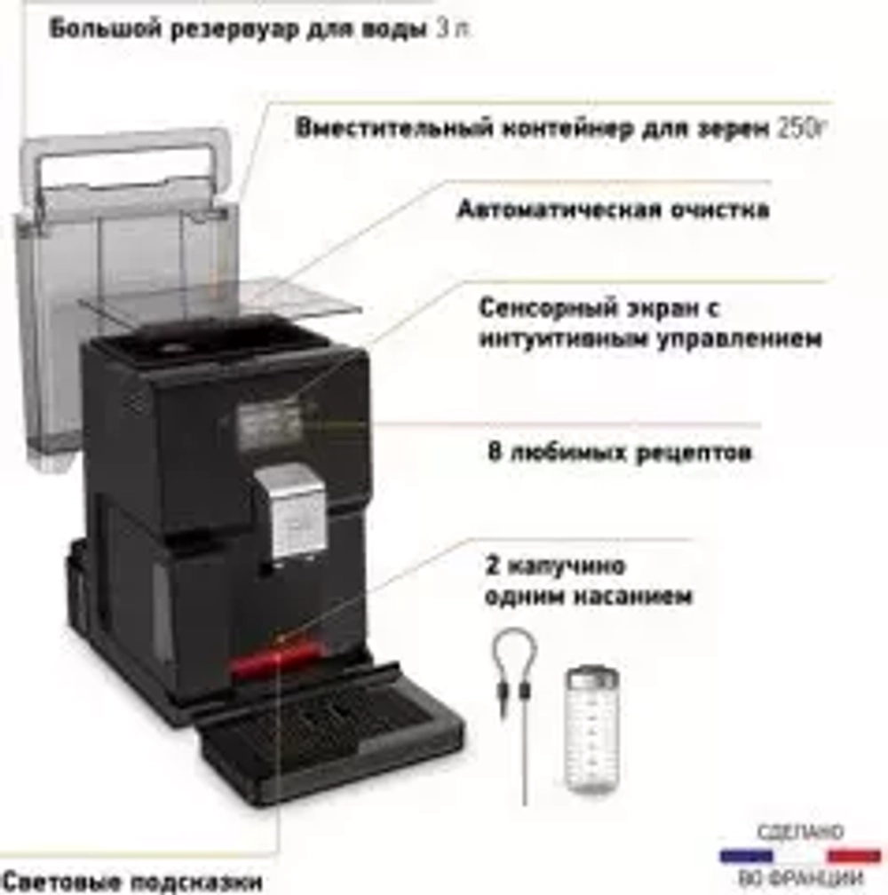 Кофемашина Krups Intuition Preference EA8738