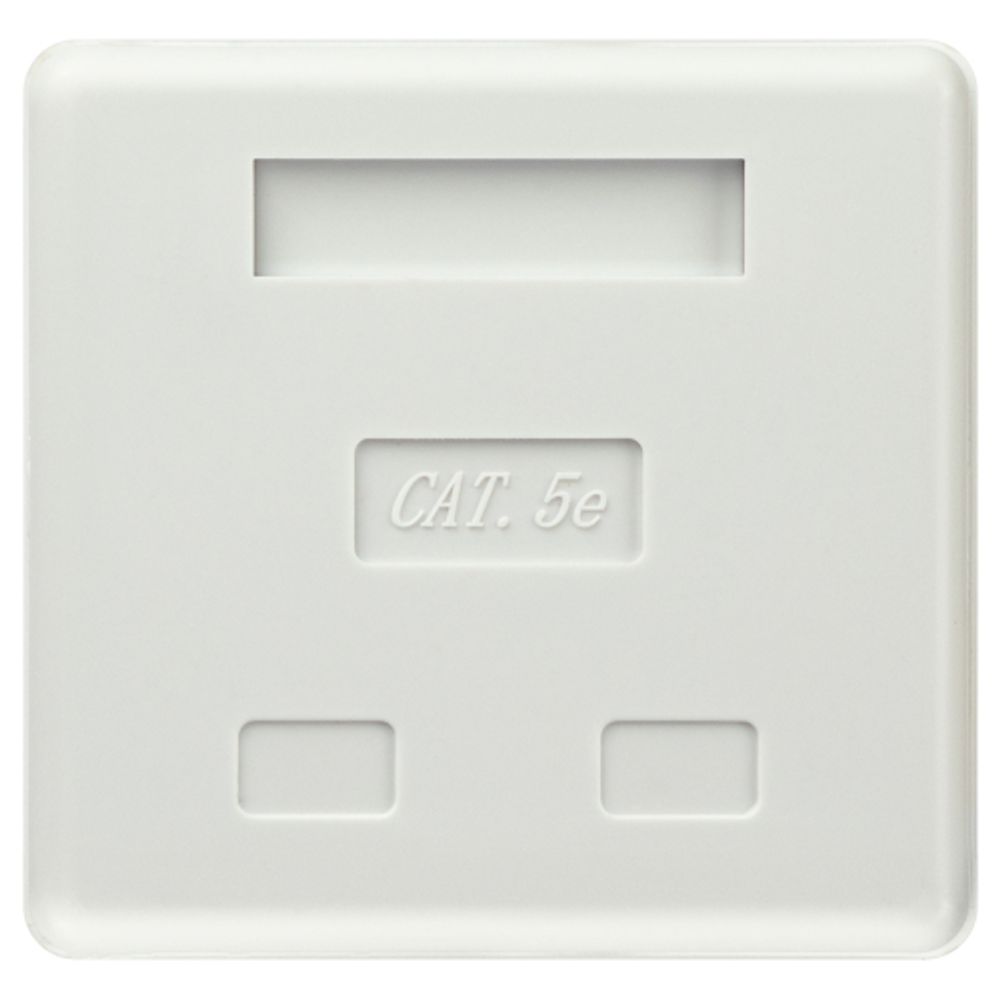 Розетка компьютерная RJ-45 ЭРА RJ02UN категория 5е неэкранированная 2-порта упаковка 30 шт | Электротовары