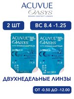 Двухнедельные контактные линзы Acuvue Oasys (2 линзы)