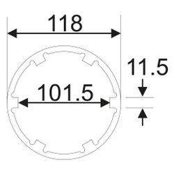 JTC (JTC-5260) Головка ступичная (Mercedes, Man)