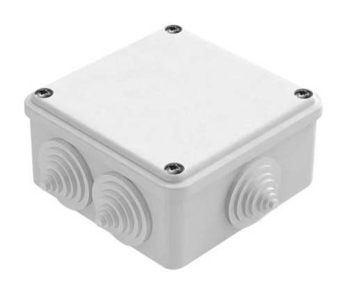 Коробка распределительная 100х100х50 6 вводов IP44