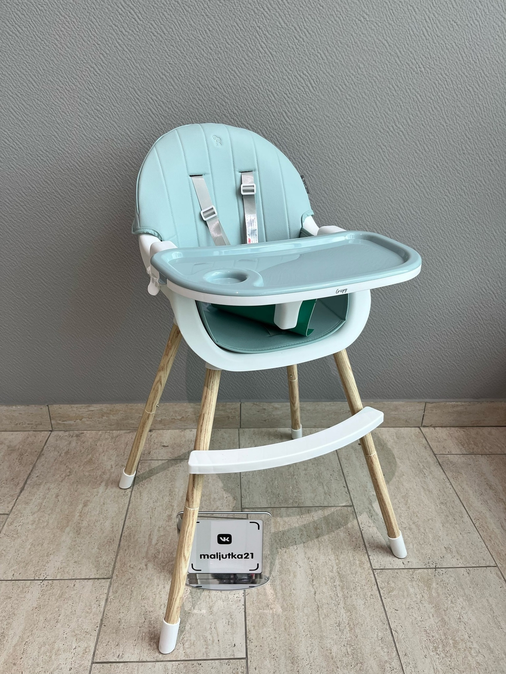 Стол-стул MOWBaby "CRISPY" RH150 Blue