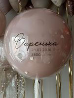 Воздушные шары на выписку для девочки №9222