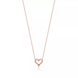 Подвеска из розового золота с бриллиантами, Tiffany 💠 Diamond heart