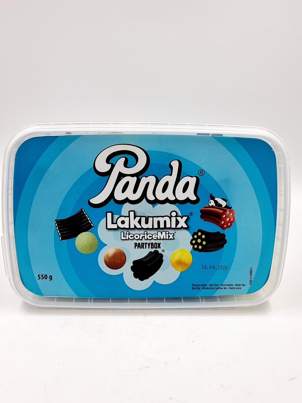 Конфеты Panda Ассорти лакричных конфет Panda LakuMix partybox 550 г (из Финляндии)