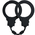 Тянущиеся силиконовые наручники Stretchy Cuffs Black (черный) (Цвет: черный)