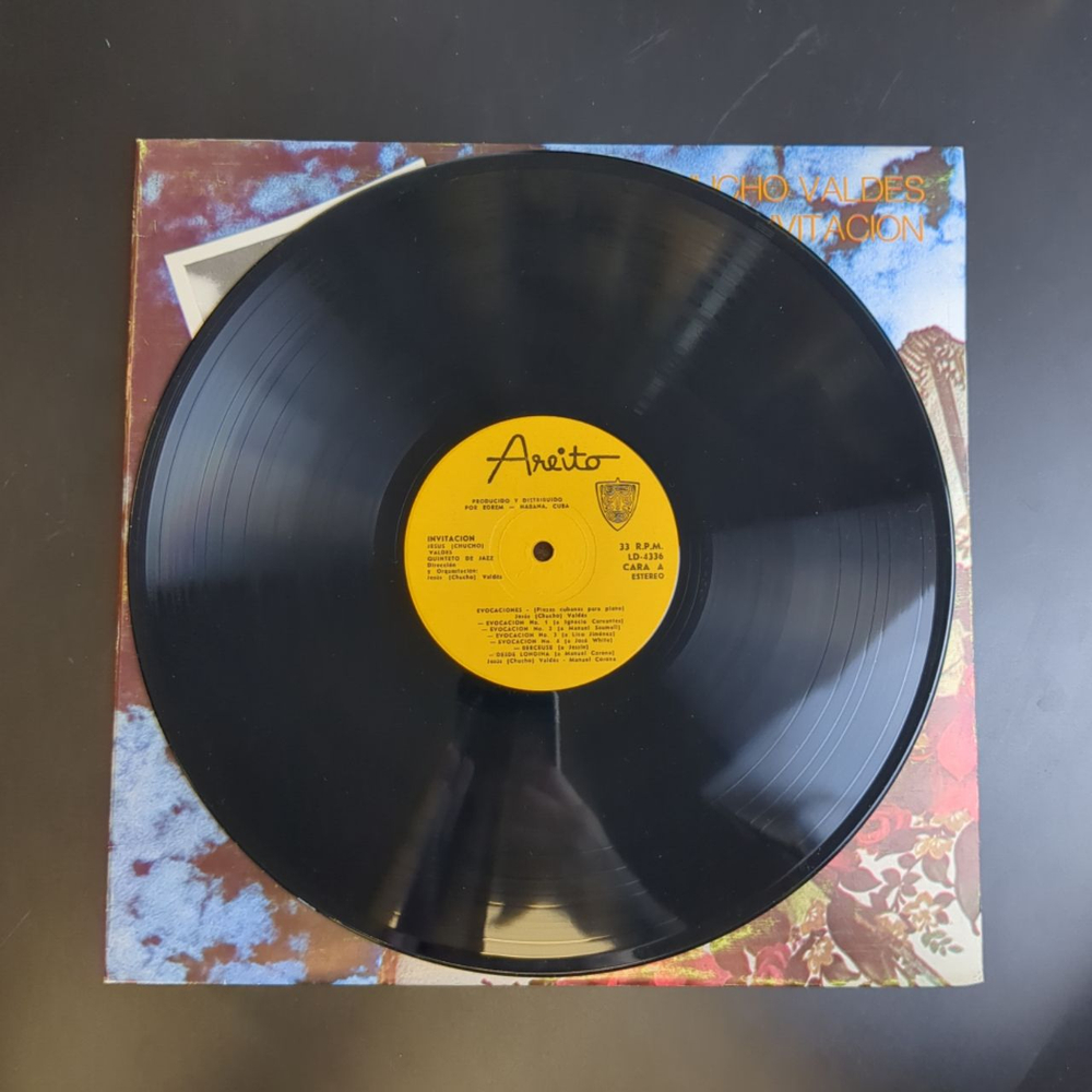 LP Jesus Chucho Valdes - Jazz. Виниловая пластинка 12 дюймов. Куба 1986 год