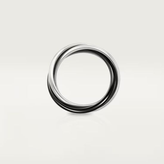 Кольцо Cartier Trinity, ceramic, classic model