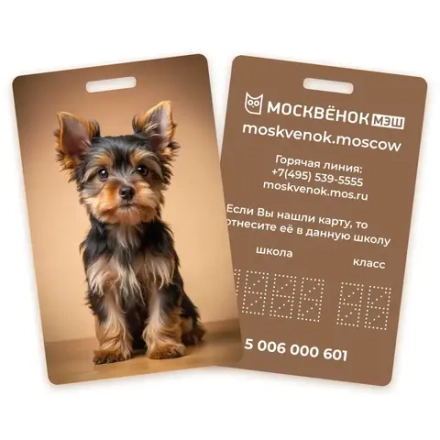 Карта Москвёнок DOGS №15 (проход + питание)