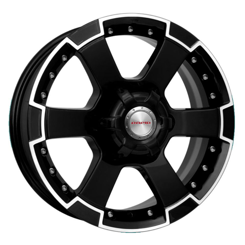 Диск Литой КиК М56 (КС593) 7 x R16 6x139.7 D67.1 ET20 Алмаз черный