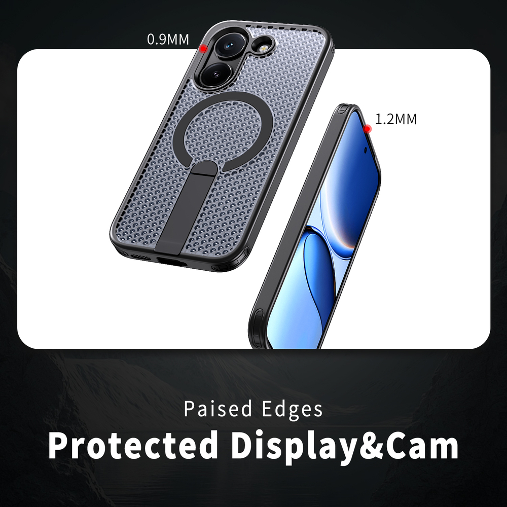Прозрачный чехол Mesh Pro Magnetic Case для Poco X8 Pro 5G