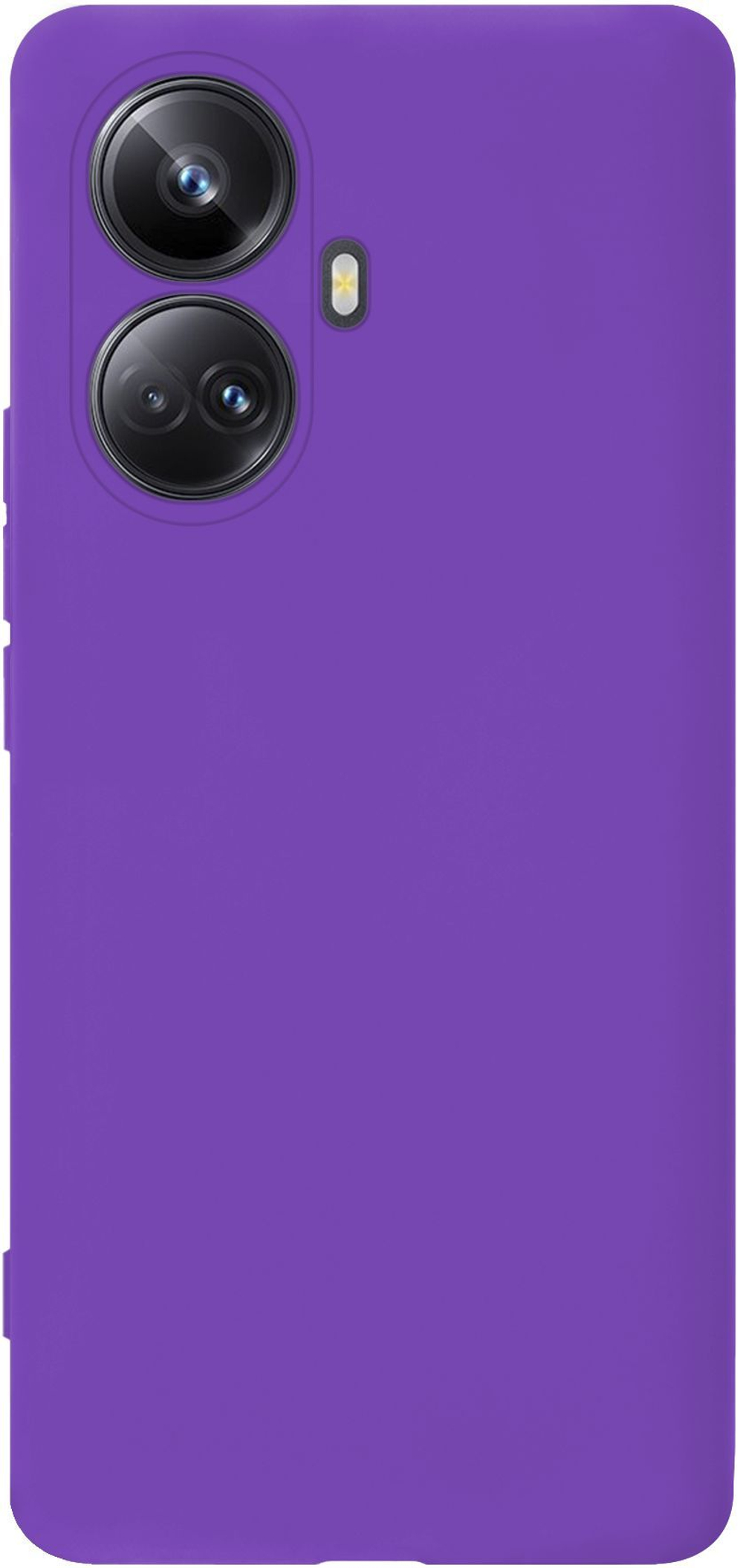 Мягкий Soft Touch чехол из силикона для REALME 10 PRO PLUS с бархатной подкладкой